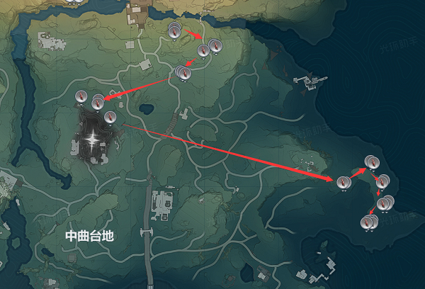 鸣潮红针晶簇在哪采集 鸣潮红针晶簇采集路线-第2张图片-海印网