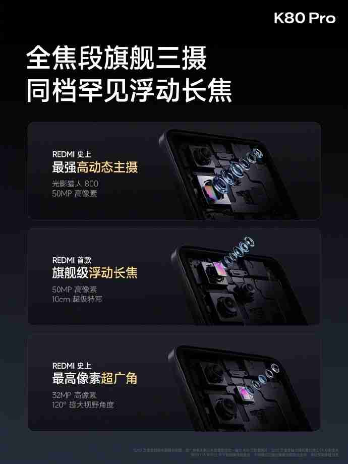 REDMI K80 Pro发布：配备骁龙8至尊版处理器，3699元起-第4张图片-海印网