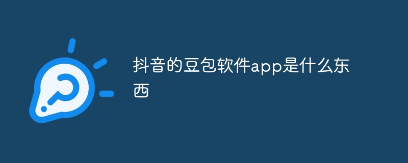 抖音的豆包软件app是什么东西