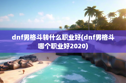 dnf男格斗转什么职业好(dnf男格斗哪个职业好2020)