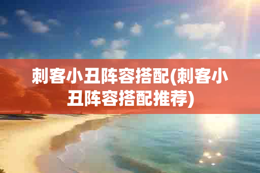 刺客小丑阵容搭配(刺客小丑阵容搭配推荐)-第1张图片-海印网