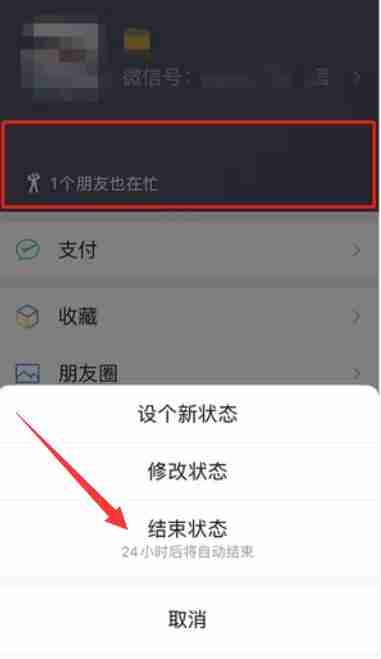 微信状态怎么取消掉 微信状态取消方法教程-第3张图片-海印网