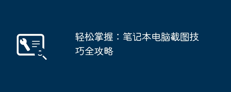 轻松掌握：笔记本电脑截图技巧全攻略-第1张图片-海印网