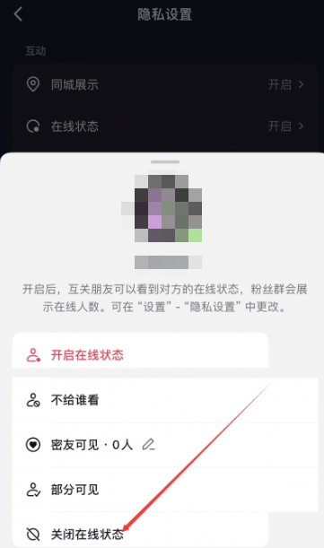 抖音关闭在线状态怎么弄 关闭在线状态使用方法教程-第5张图片-海印网