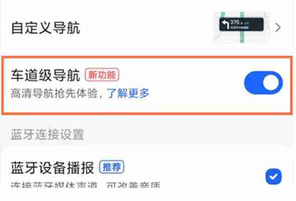 高德地图怎么设置车道级导航 高德地图设置车道级导航方法图文教程-第3张图片-海印网