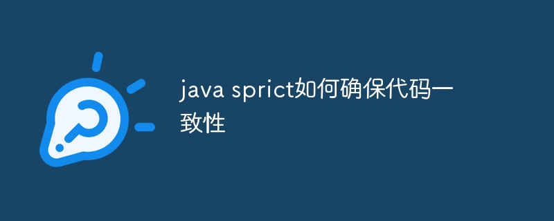 java sprict如何确保代码一致性-第1张图片-海印网