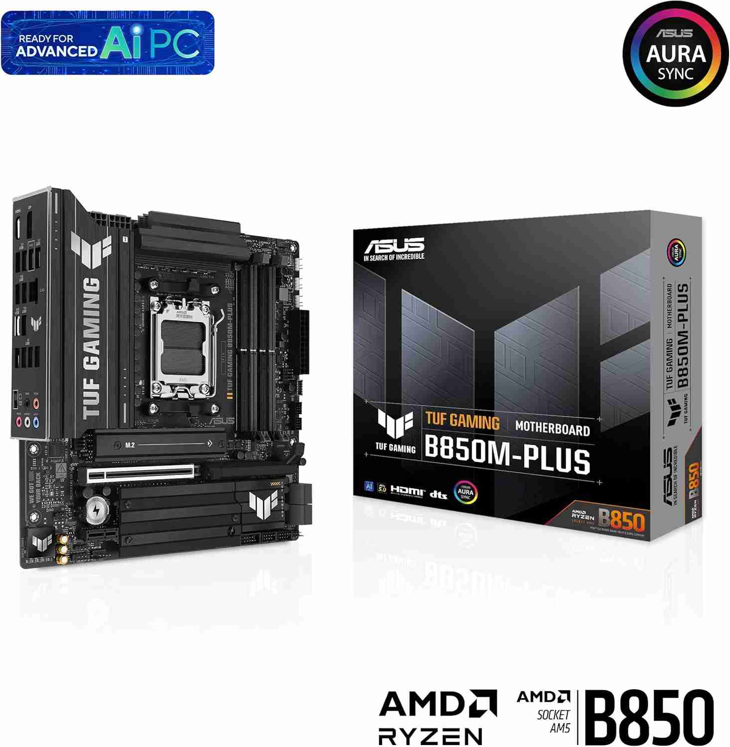 共计 9 款，华硕英特尔 B860 与 AMD B850、B840 主板渲染曝光-第8张图片-海印网