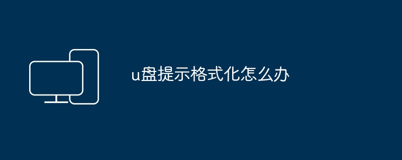 u盘提示格式化怎么办-第1张图片-海印网