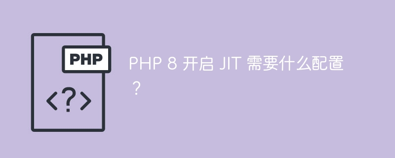 PHP 8 开启 JIT 需要什么配置？-第1张图片-海印网