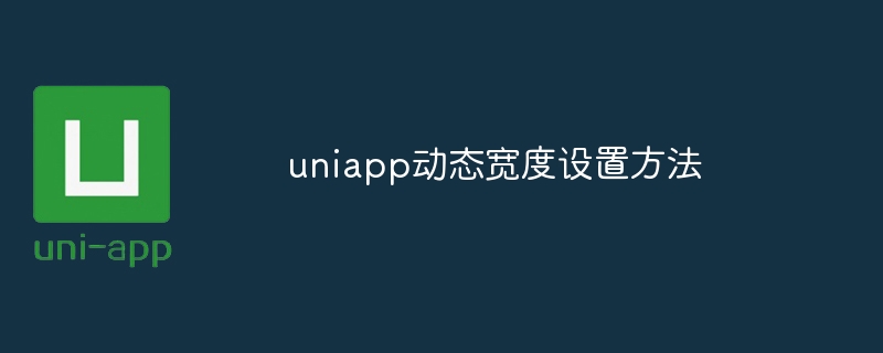 uniapp动态宽度设置方法-第1张图片-海印网