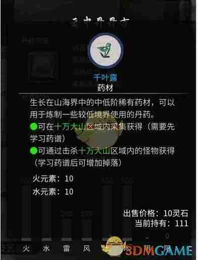 《鬼谷八荒》云中丹配方一览-第2张图片-海印网