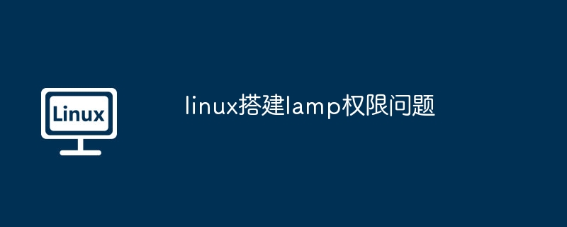 linux搭建lamp权限问题