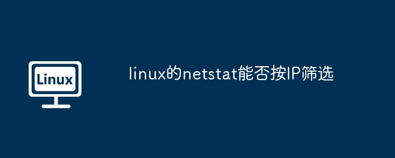 linux的netstat能否按IP筛选-第1张图片-海印网