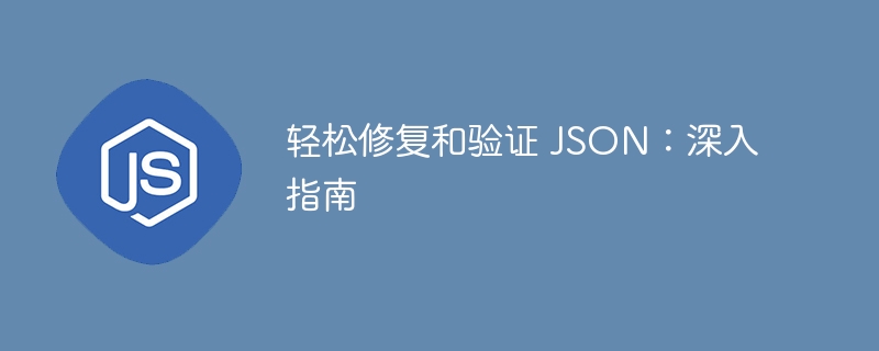 轻松修复和验证 JSON：深入指南