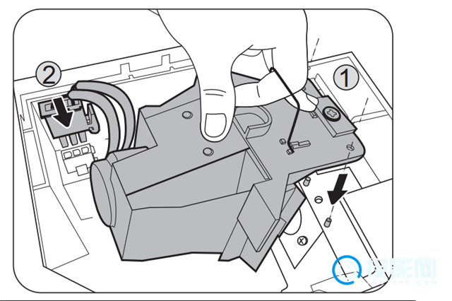 明基投影机灯泡怎么换-第5张图片-海印网