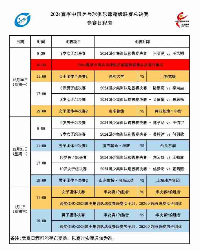 2024乒超联赛在哪看?乒超联赛直播/回放观看指南+总决赛赛程表-第4张图片-海印网