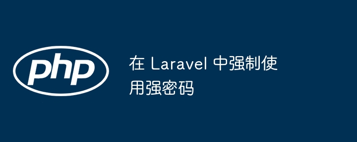 在 Laravel 中强制使用强密码-第1张图片-海印网